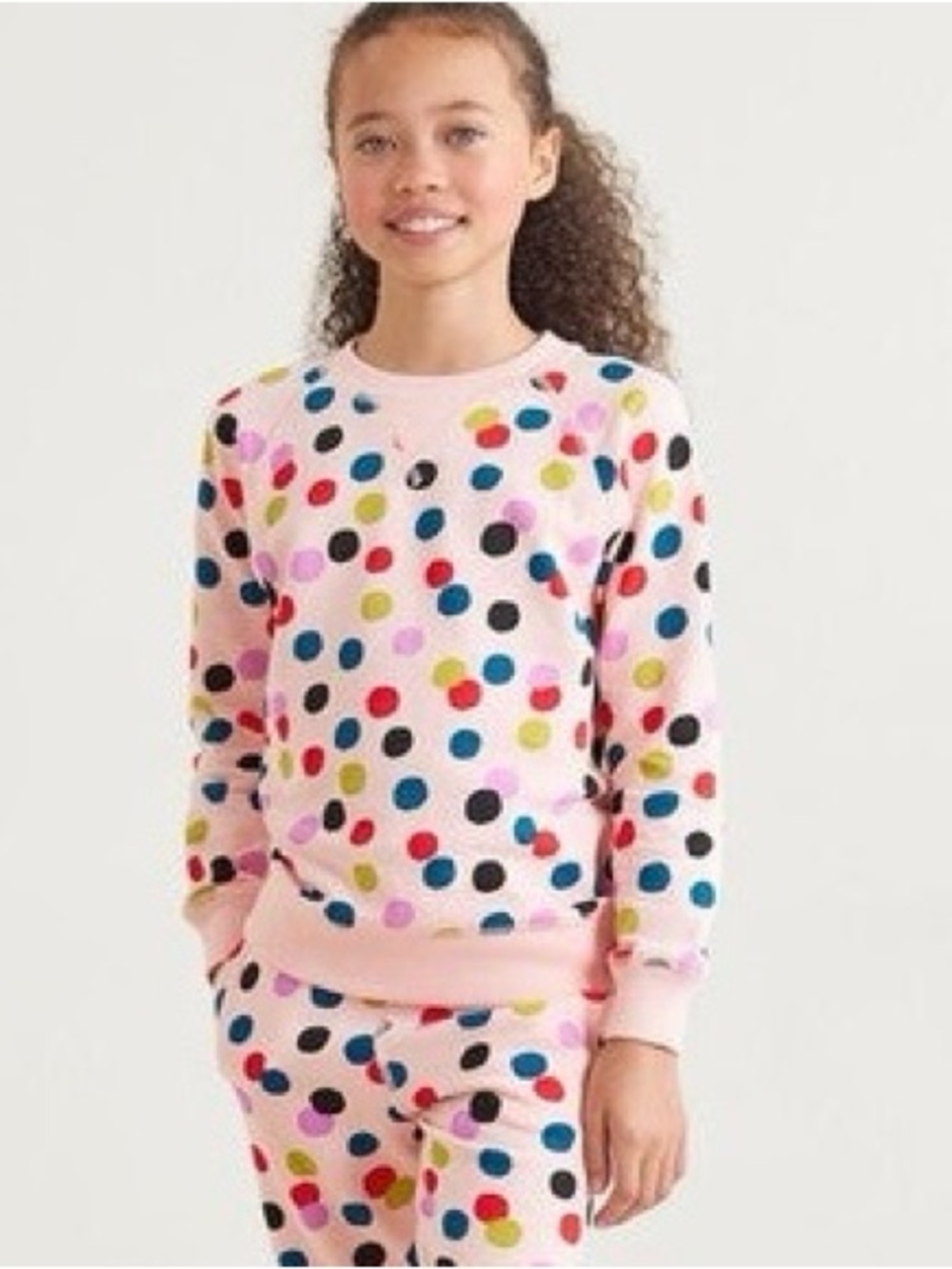 Hanna Andersson Confetti Printed French Terry Crewneck Sweatshirt | 150